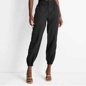 Future Collective Black Casual Trousers